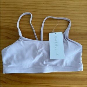NWT Athleta TRANSCEND SCOOP SPORTS BRA A-C - Lilic Sky